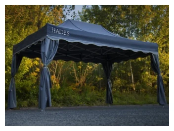 Gazebo funebre professionale 3x4,5 m