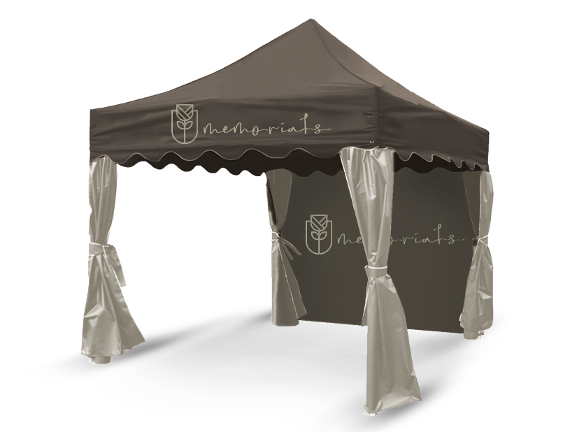 elegante tende funebre