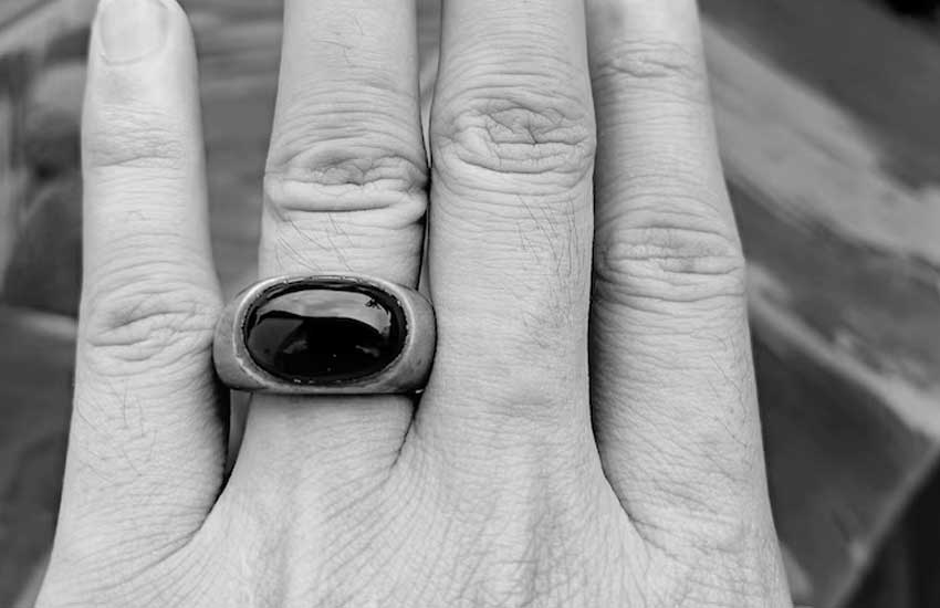 Anello in memoria di una persona cara
