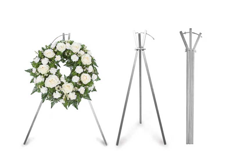Supporto per Corone Funebri – Un Tocco di Eleganza per la Cerimonia di Addio