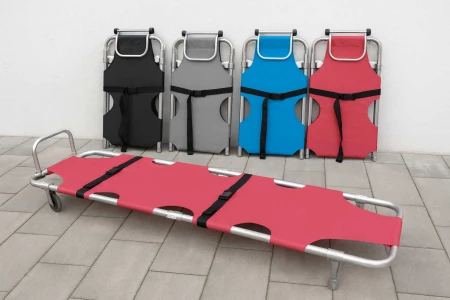 Barella STANDARD con poggiapiedi – attrezzatura professionale per imprese funebri