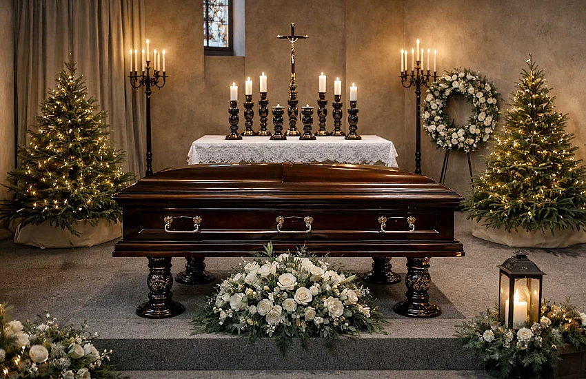 Set Natalizi e Promozioni per Imprese Funebri - Attrezzature Complete per la Cappella nella Stagione Cerimoniale