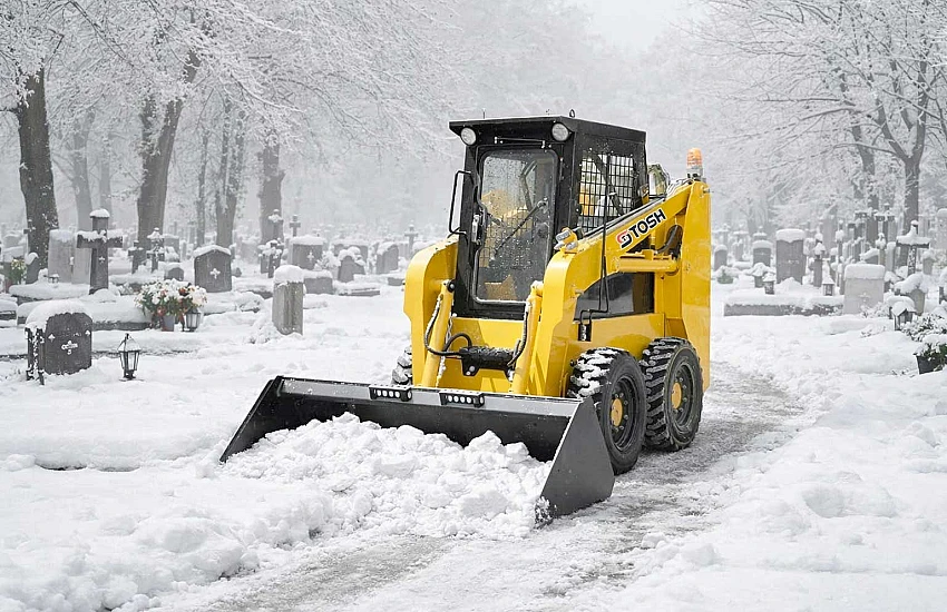 Sfide invernali nei cimiteri – come garantire sicurezza e comfort di lavoro nelle condizioni atmosferiche più difficili