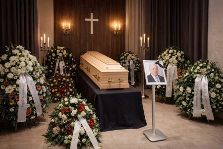 Standard di inizio anno per l'esposizione di fotografia e necrologio in cappella: semplice, stabile, estetico