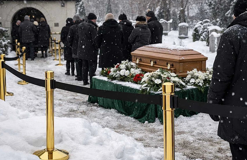 Cerimonia invernale senza caos: come i paletti separatori con nastro aiutano a organizzare un funerale sulla neve e in condizioni difficili