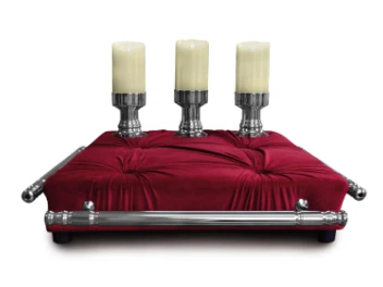 Base FLAMINA LED con Candele per Urna