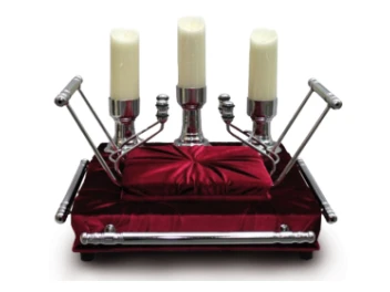 Set Supporto per Urna (portaurna) + Base con Candele FLAMINA LED