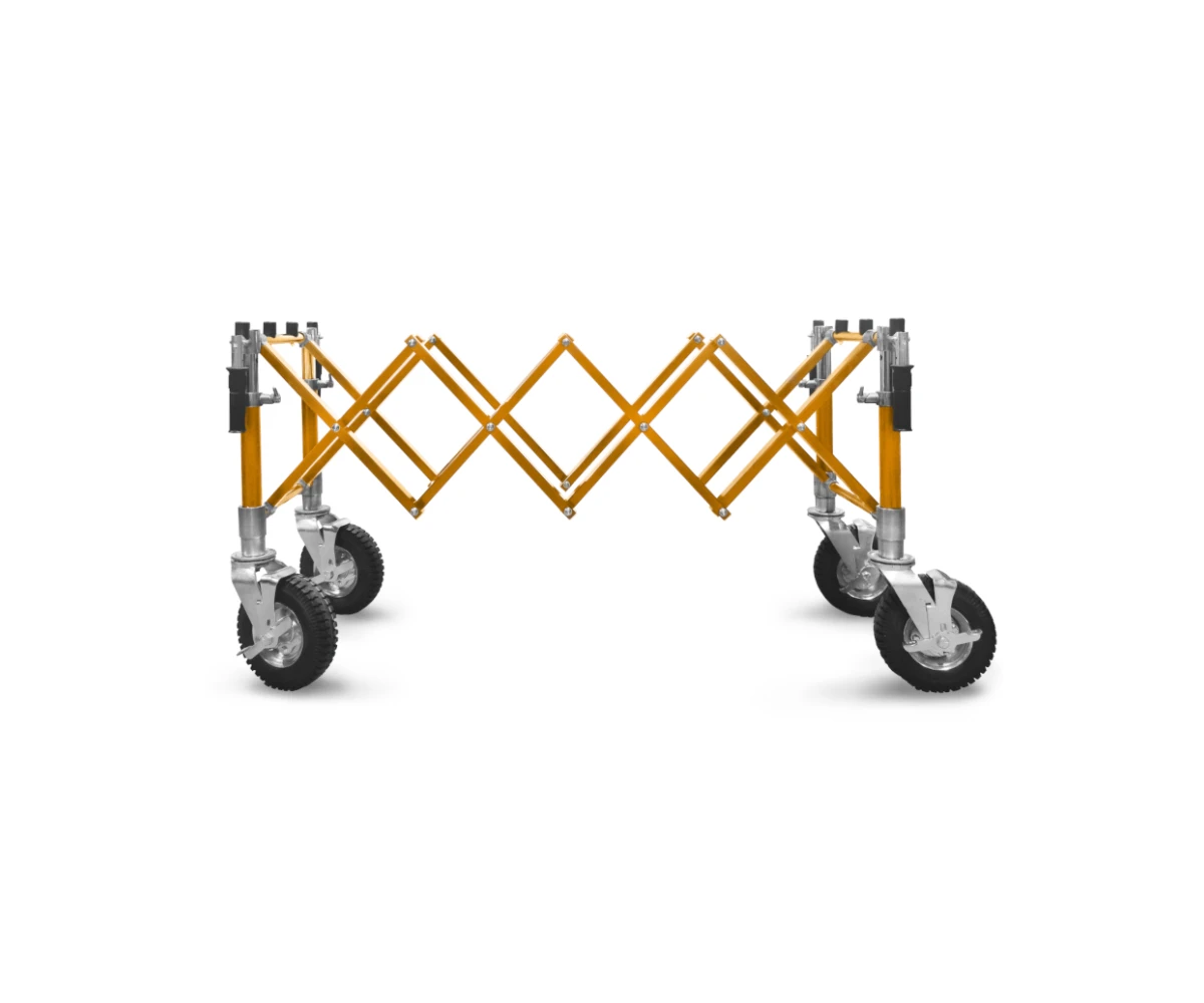carrello-a-forbice-in-acciaio-color-oro