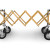 Carrello a forbice, PREMIUM, marrone