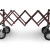 Carrello PREMIUM portaferetri pieghevole, MARRONE