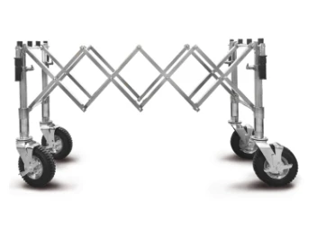Carrello pieghevole STANDARD argento con RIALZO