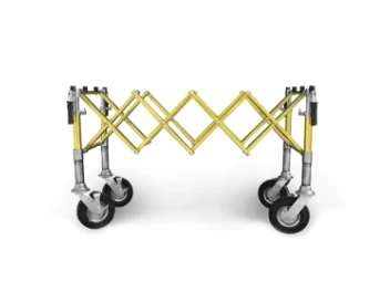 Carrello pieghevole PREMIUM color oro, con RIALZO